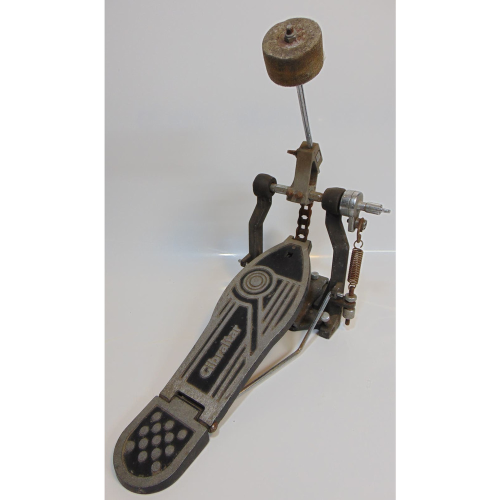 Gibraltar Drum Bass Petal Vintage Chain Drive DC-254BR Kick Stroke Single Pro
